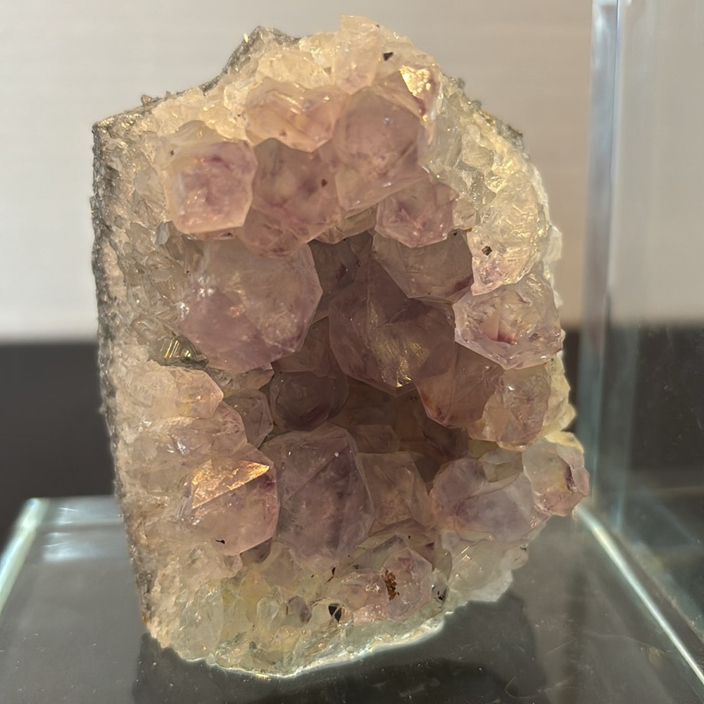 Amethyst Geode Acrylic Bookend/NWOT - Picture 2 of 6